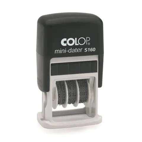 COLOP Date stamp S 160 blue ink pad