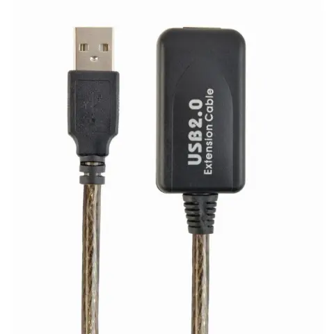 GEMBIRD USB Hosszabbító Fekete 5m UAE-01-5M