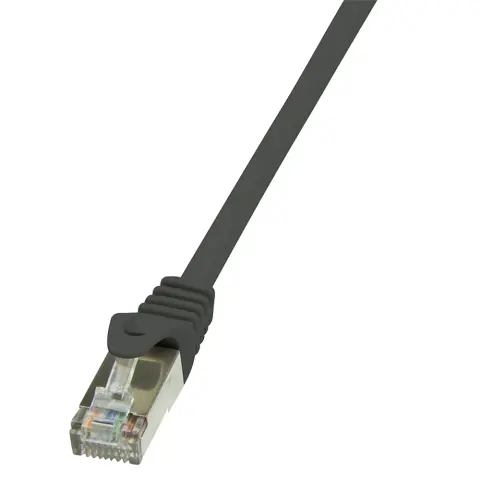 LOGILINK UTP Összekötő Fekete 25cm CP1013S