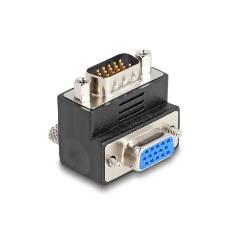 DELOCK VGA/D-Sub Toldó Fekete 5cm 65290