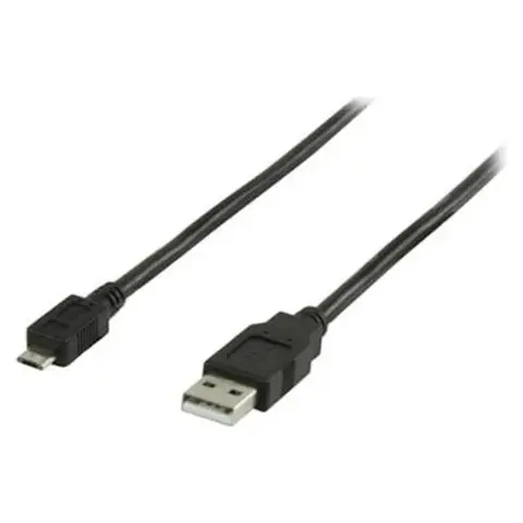 KOLINK USB Micro USB Átalakító Fekete 50cm KKTU21MCB050B