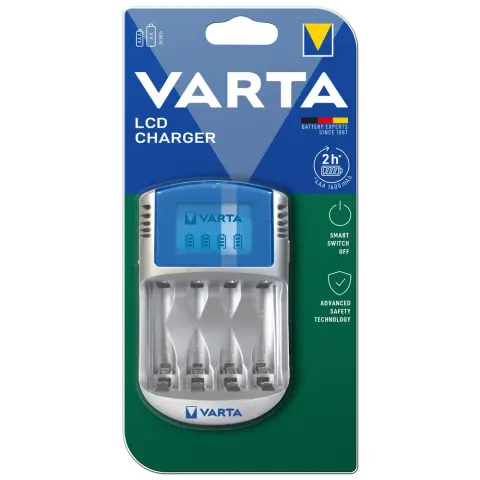 VARTA LCD töltő szürke 4db-os