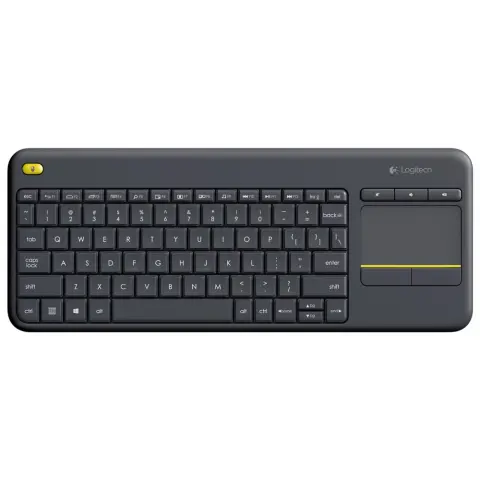 LOGITECH K400 Plus Wireless Touch US Angol fekete