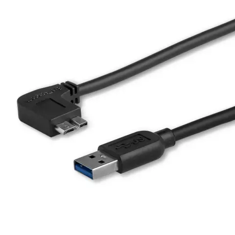 STARTECH USB 3.0 USB 3.0 Micro-B Összekötő Fekete 2m USB3AU2MLS