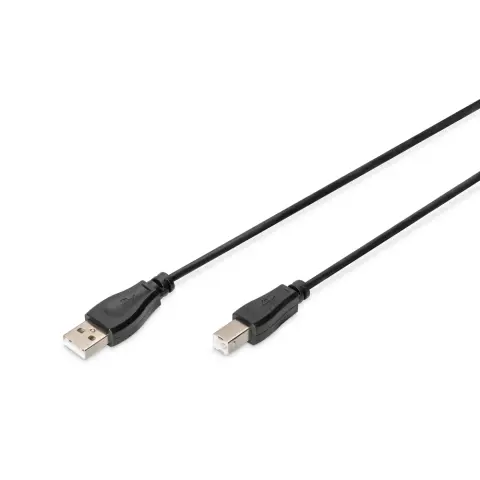 DIGITUS USB Összekötő Fekete 1.8m AK-300102-018-S
