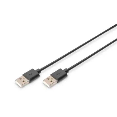 DIGITUS USB Összekötő Fekete 1.8m AK-300100-018-S