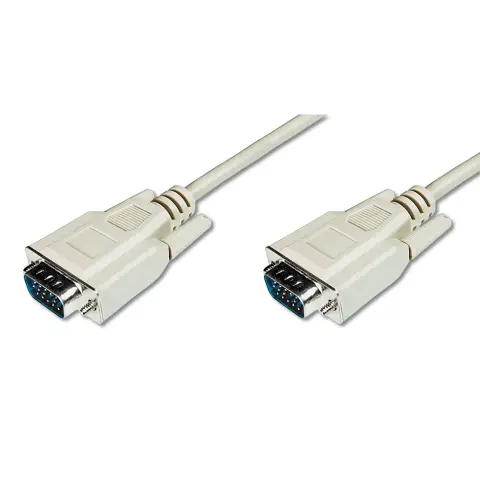 DIGITUS VGA/D-Sub Összekötő Bézs 1.8m AK-310100-018-E