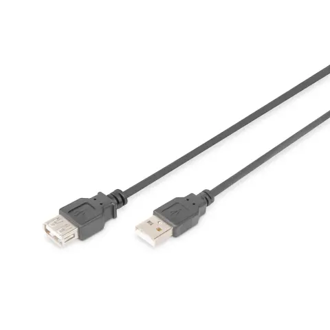 DIGITUS USB Hosszabbító Fekete 3m AK-300202-030-S