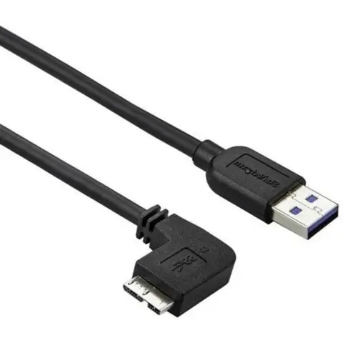 STARTECH USB 3.0 USB 3.0 Micro-B Átalakító Fekete 50cm USB3AU50CMLS