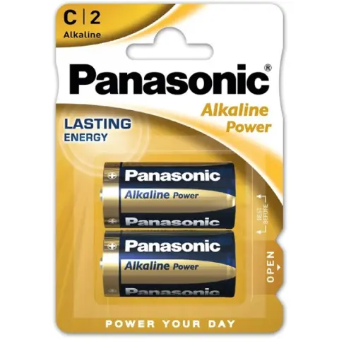 PANASONIC Alkaline power baby elem (C) 2db