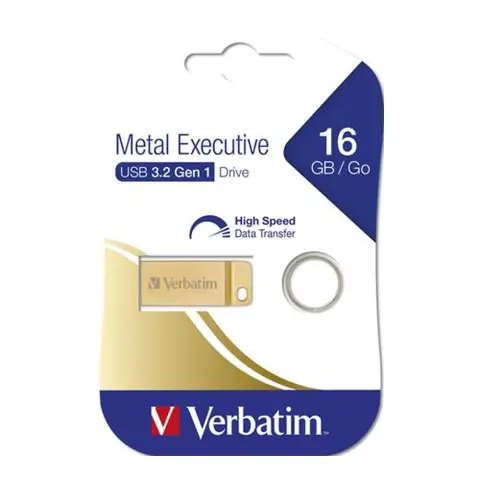 VERBATIM Metal Executive 16GB USB 3.0 Arany
