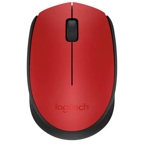 LOGITECH M171 Wireless USB mouse - red
