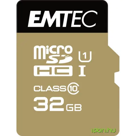 EMTEC Gold 32GB MicroSDHC 21 MB/s ECMSDM32GHC10GP