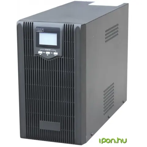 GEMBIRD 2000VA pure sine wave UPS LCD display USB fekete
