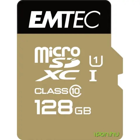 EMTEC Gold 128GB MicroSDXC 21 MB/s ECMSDM128GXC10GP