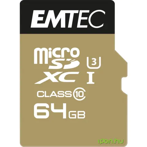 EMTEC Speedin 64GB MicroSDXC 90 MB/s ECMSDM64GXC10SP