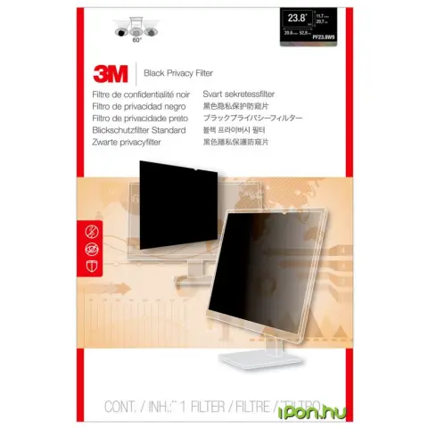 3M 23.8" Privacy Filter for Widescreen Monitor