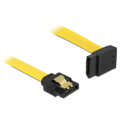 DELOCK SATA Összekötő Sárga 20cm 82799