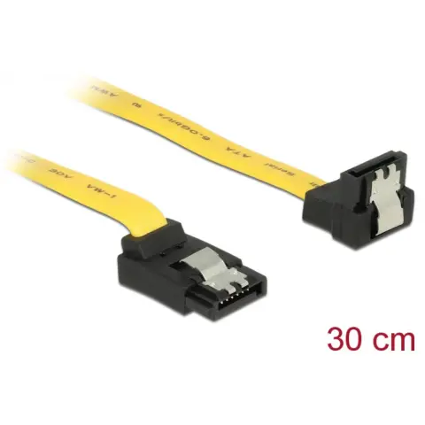 DELOCK SATA Összekötő Sárga 30cm 82820