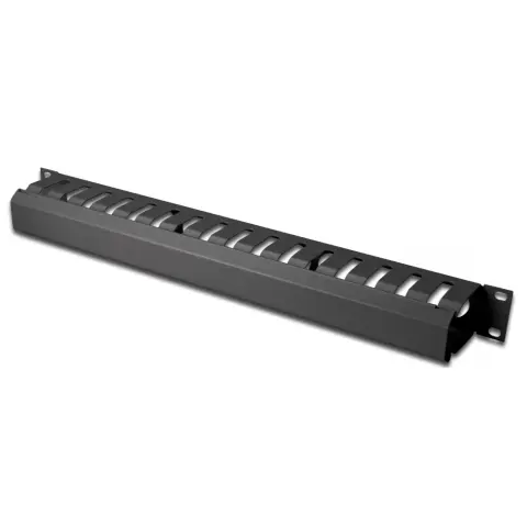 DIGITUS N-97617 19 coll omrežna omara kabelski organizer 1 ME črna