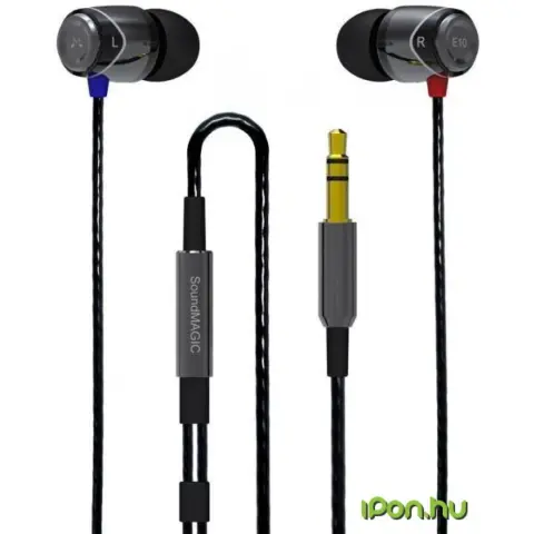 SOUNDMAGIC E10 ezüst-fekete