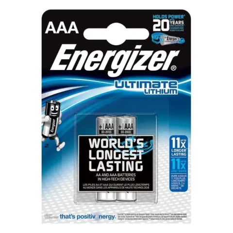 ENERGIZER Ultimate Lithium mikro ceruza elem (AAA) 2db