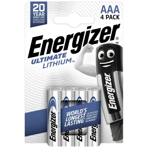 ENERGIZER Ultimate Lithium mikro ceruza elem (AAA) 4db