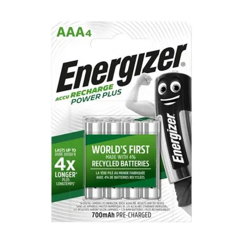 ENERGIZER Power Plus Alkáli Mikro ceruza akku (AAA) 700mAh 4db