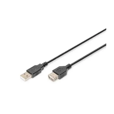 DIGITUS USB Hosszabbító Fekete 3m AK-300200-030-S