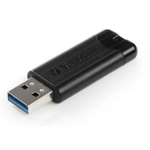 VERBATIM PinStripe 64GB USB 3.0 Fekete
