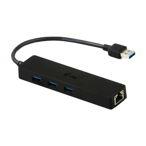 ITEC Slim HUB 3 Port + Gigabit Ethernet Adapter
