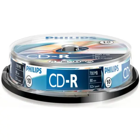 PHILIPS CD-R 52x 10db hengeres