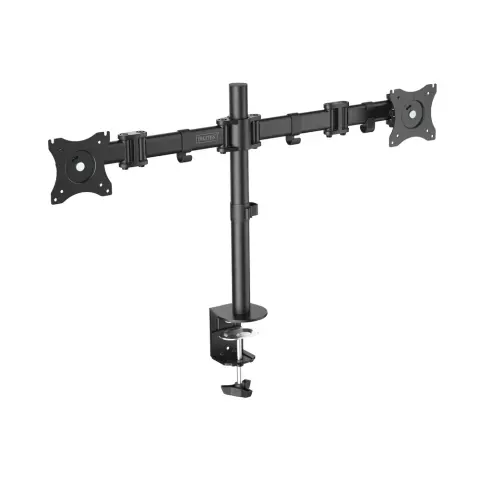 DIGITUS DA-90349 Univerzális Kétmonitoros asztali tartó 15-27" fekete