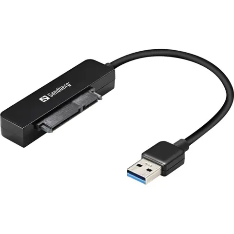 SANDBERG SATA USB 3.0 Adapter Črna 5cm 133-87