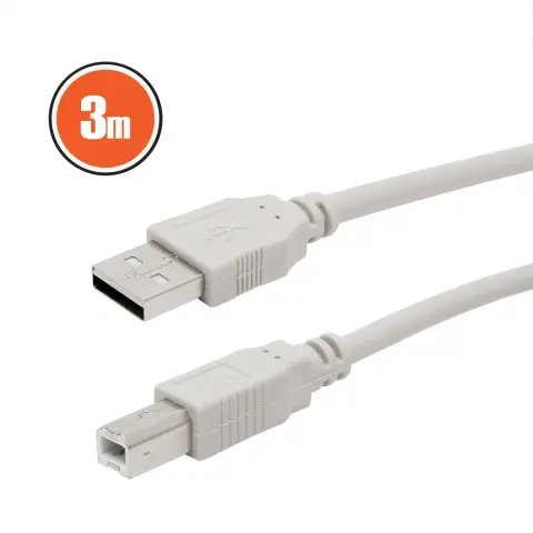 DELIGHT USB Összekötő Fehér 3m 20123