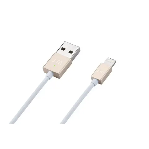 JUSTMOBILE USB Lightning Polnilni/podatkovni kabel Zlata 1.2m DC818GD