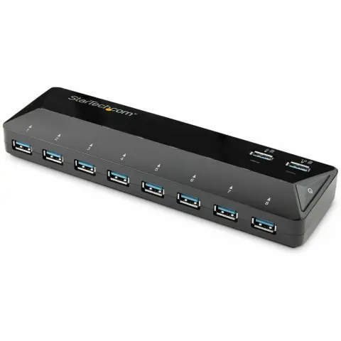 STARTECH 10-Port USB 3.0 Hub with Charge and Sync Ports
