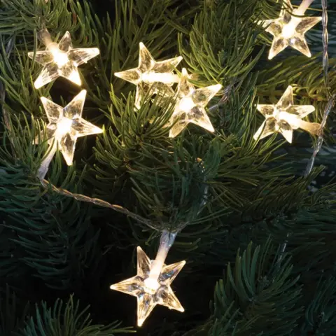 SOMOGYI ELECTRONIC LED Star String Lights MLC10/CS