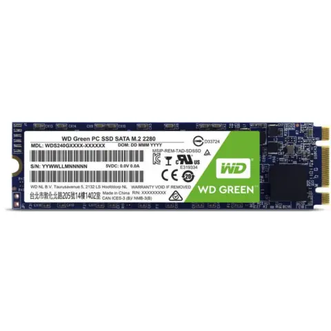 WD 240GB Green M.2 SATA M.2 2280 WDS240G2G0B
