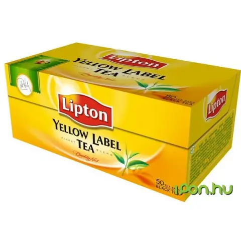 LIPTON Yellow label Fekete tea 50x2 g