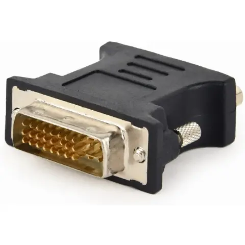 GEMBIRD DVI-A VGA/D-Sub Átalakító Fekete 5cm A-DVI-VGA-BK