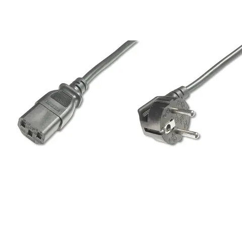 DIGITUS 230V IEC Tápkábel Fekete 1.8m AK-440100-018-S
