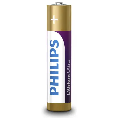PHILIPS Ultra lithium mikro ceruza elem (AAA) 4db