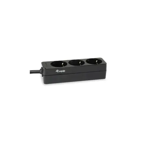 EQUIP 333280 - 3-Socket IEC Power Strip 1.1m fekete