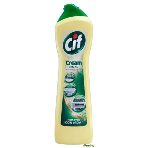 CIF Cream Súrolószer 720 g/ 500 ml citrom illat