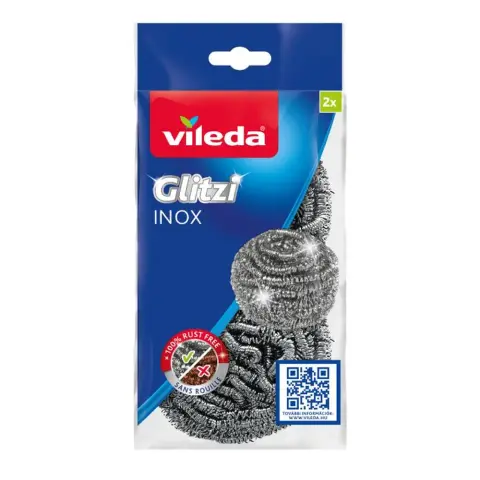 VILEDA Glitzi Inox súroló 2 db