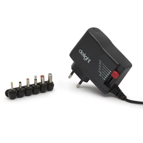 DELIGHT DC 12V 1000mA Univerzális Adapter