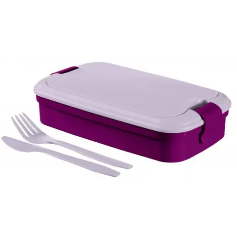 CURVER Lunch&Go food container with cutlery 135x235x63 mm purple