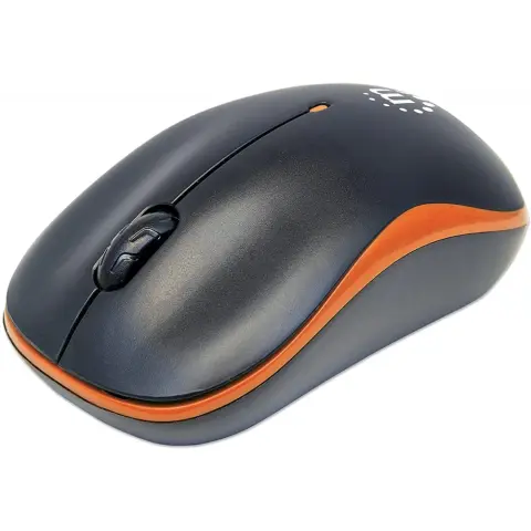 MANHATTAN Succes wireless optical mouse black-orange