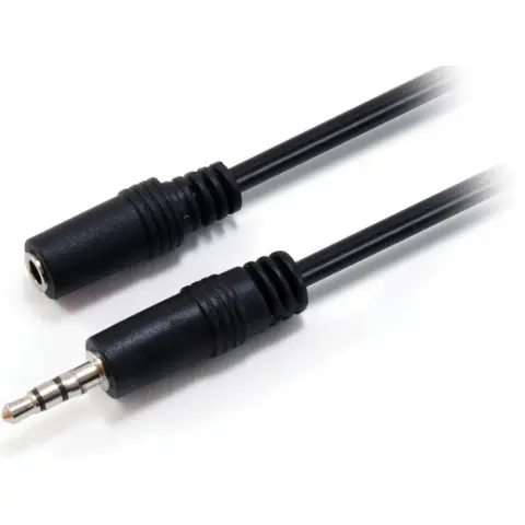 EQUIP Jack Hosszabbító Fekete 2.5m 14708207